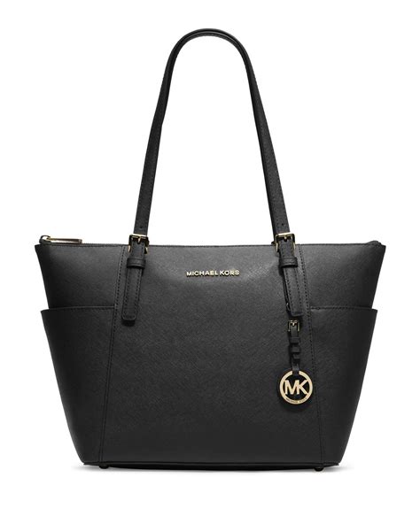 michael kors jet set tote black|Michael Kors jet set luggage.